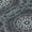 Charcoal, variant on Addison Rugs Chantille Indoor/Outdoor Transitional Circles Denim Washable Round Rug, 8' x 8'