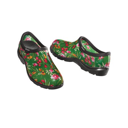 Garden Shoes Waterproof Fresh Cut Green Sloggers Waterproof Garden Shoes - Molded Arches for All Day Comfort and Deep Treads ()