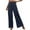 Dark Blue, variant on Pants for Women Workout Out Trousers Casual Loose Pants Color Wide Leg Pants Wide Leg Pants