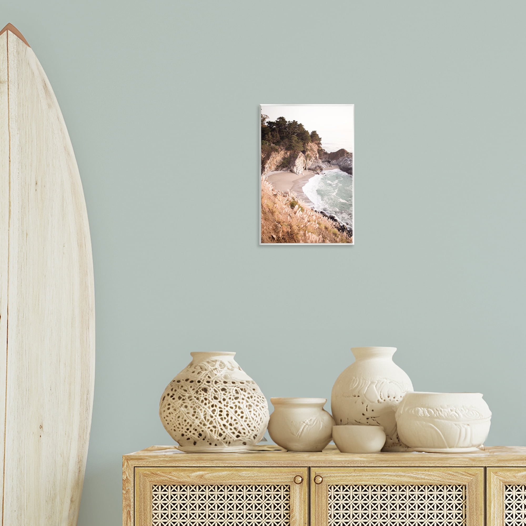 Stupell Industries Rugged Rocky Cove Nautical & Beach Photography Unframed Art Print Wall Art, 10 x 15