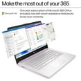 thumbnail image 3 of HP 14" Thin&Light Laptop Computer - Intel Quad-core CPU • 16GB RAM, 128GB UFS + 256GB Micro SD Card • Windows 11 Pro & 1-Year Microsoft Office 365 • Wi-Fi 6 • Copilot • Honey Lavender, 3 of 8