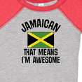 thumbnail image 4 of Inktastic Jamaica Awesome Jamaican Boys or Girls Baby Bodysuit, 4 of 5