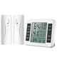 thumbnail image 1 of Cordless Refrigerated Truck Thermometer Extra 2 Sensors Kitchen Freezer Garden Temperature Meter Tester Digital Temp Gauge Alarm, 1 of 5