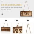 thumbnail image 3 of LNGOOR 2 Pcs Hanging Wooden Door Sign LED Signs Handles Open Closed for, 3 of 8