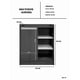 thumbnail image 4 of Gabinete Inferior Estación de Café Multiusos, Mesa Auxiliar con Puertas y Amplio Almacenamiento, Diseño Moderno, 4 of 5