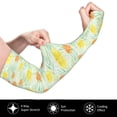 thumbnail image 3 of Goofa Tree Palms Lemon Pattern UV Sun Protection Arm Sleeves, UPF 50 Sports Cooling Arm Compression Sleeves for Men Women Teenager, 3 of 8