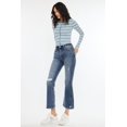 thumbnail image 6 of Kancan - Miley High-Rise Cropped Flare Jeans (26" Inseam) - KC20057D, 6 of 8