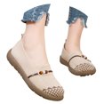 thumbnail image 3 of oqasdz Womens Casual Shoes Breathable Mesh Slip On Walking Shoes Lightweight Comfortable Flat Bottom Sneakers for Trendy Daily Wear Summer Outdoor, 3 of 7