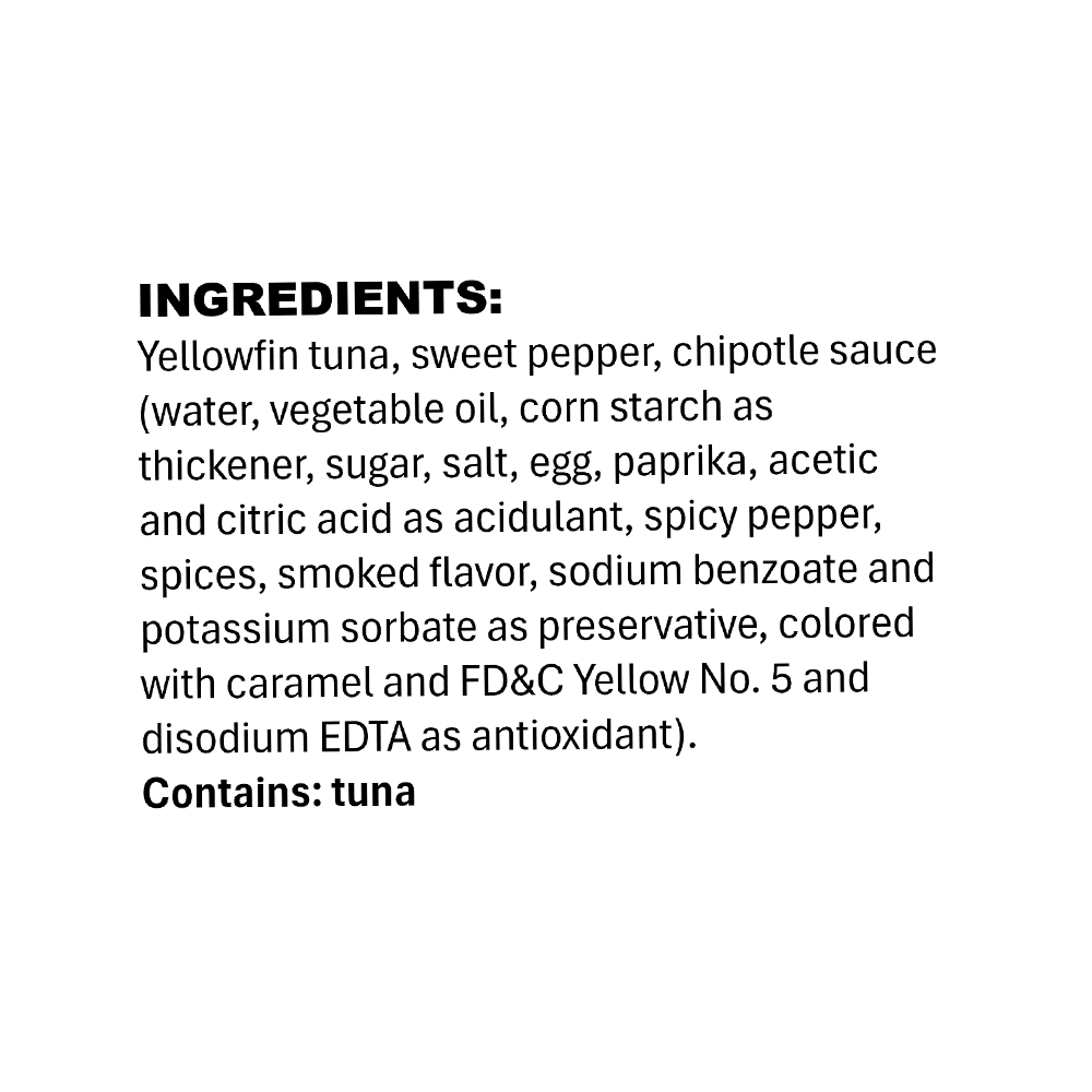 (2 pack) Tonnino Premium Yellowfin Tuna with chipotle sauce, 10.40 oz, Can, Wild Caught