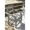 thumbnail image 6 of Signature Design by Ashley Visola Arm Chair with Cushion (Set of 2), Gray, 6 of 6