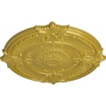 thumbnail image 3 of 53 1/2"OD x 3 1/2"P Attica Acanthus Leaf Ceiling Medallion (Fits Canopies up to 4 5/8"), Hand-Painted Rich Gold, 3 of 5