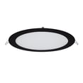 thumbnail image 1 of Estevez Luminaria LED Empotrable Circular FLAT CCT 18W Negro – Temperatura Ajustable, 1 of 8