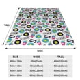 thumbnail image 3 of Fuzoiu American Musical Print Ultra-Soft Micro Fleece Blanket,All Seasons Flannel Throw, Lightweight Blanket for Bed, Sofa, Couch, Movie Night, Camping, and Travel-60"x50", 3 of 7