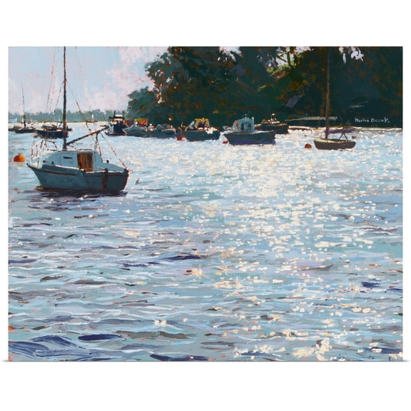 Great BIG Canvas | Rolled Martin Decent Poster Print entitled Morning Tide, 2006