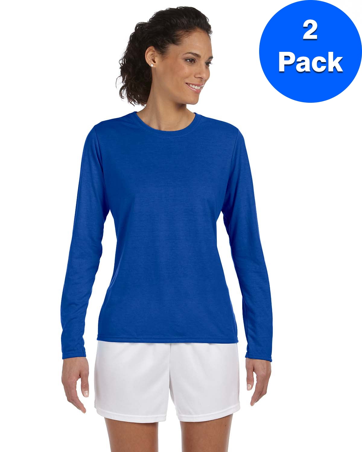 Hang Ten Women's Large Shirt Rashguard Blue Bird Teal Long Sleeve UPF 50 for sale online 