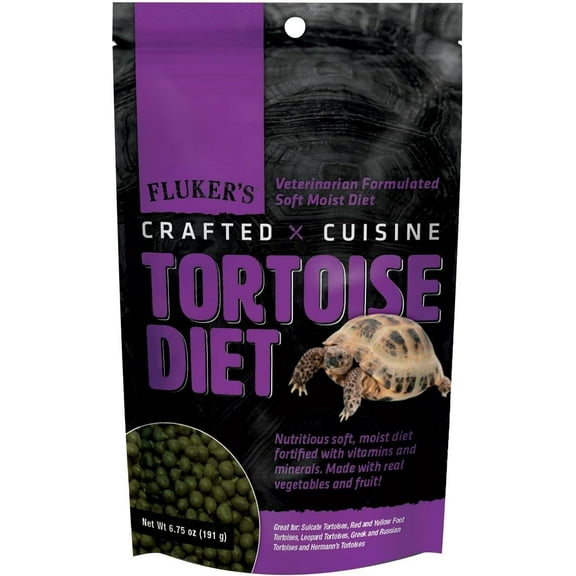 Fluker's Crafted Cuisine Tortoise Diet Dry Food, 6.75 oz