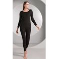 thumbnail image 4 of Ropa interior térmica para mujer Ultra suave forro polar térmico invierno capas base conjunto de calzoncillos largos, 4 of 6