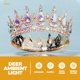 thumbnail image 1 of unbranded Tiaras Doradas De Aleación Con Rhinestones Para Fiesta Y Accesorio Delicado, 1 of 6