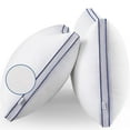 thumbnail image 1 of Bedsure Pillows King Size Set of 2 - Fluffy King Pillows 2 Pack, Bed Pillows for Sleeping Hotel Quality Gusseted Pillow with Down Alternative for Back, Stomach, or Side Sleeper, Machine Washable, 1 of 6