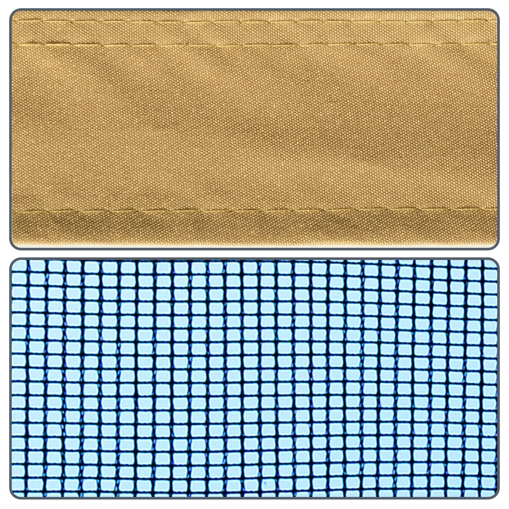 Sunny Replacement Mosquito Netting for 8' x 8' Gazebo, Zippered Mesh Sidewalls Only, Pack of 4