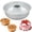 B*19.5*6, variant on Tube Pans For Baking Bundt Cake Food Cake Pan Pound Cake Pan Pound Cake Pans For Baking Non-Stick Tube Pan Aluminum Round Donut Mold With Hole Baking Pan Fluted Cake Pan