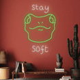 thumbnail image 4 of Glowneon Frog Stay Soft Neon Sign, Animal Long-lasting Lights Decor, 4 of 4