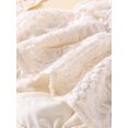 thumbnail image 5 of Baby Girl Floral Embroidery Ruffle Trim Schiffy Bodysuit, 5 of 5