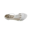 thumbnail image 3 of Bellini Laaris Women Wedge Sandals In White Fabric, 3 of 5
