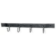 Minuteman WH-04 Wall Bracket Four Hook in Black