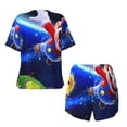 thumbnail image 5 of Lsque Mario Women's Short-Sleeved Pajama Set - 2 Piece Soft and Lightweight Sleepwear Set-XX-Large, 5 of 9