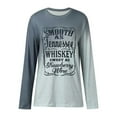 thumbnail image 7 of Women's Long Sleeve Shirts Country Concert Nashville Crew Neck Tunic Tops Country Music Graphic Loose Fashion Tees, 7 of 7