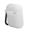 thumbnail image 3 of Funda protectora para auriculares Protector de silicona antipérdida con mosquetón para auriculares IOS 1/2Blanco, 3 of 5