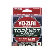 Yo-Zuri Topknot 100% Fluorocarbon Main Line 10lb 200yd Clear