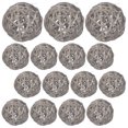 thumbnail image 1 of 15pcs Wicker Rattan Ball Creative DIY Craft Decorative Ball Hanging Simple Vine Ball for Kindergarten Hotel Bar Home (Light Grey 5cm), 1 of 5