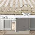 thumbnail image 5 of Findosom 2'x6' Hallway Runner Rug Non Slip Entryway Mat with Rubber Backing,Heavy-duty Durable Entryway Floor Mat Machine Washable Doormat,Laundry Runner Rug for Garage Kitchen,Beige, 5 of 11