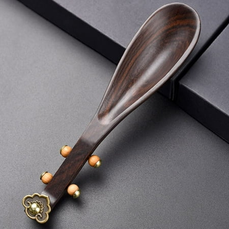 Long Handle Wooden Tea Scoop, Measure Loose Leaf Tea Spoon