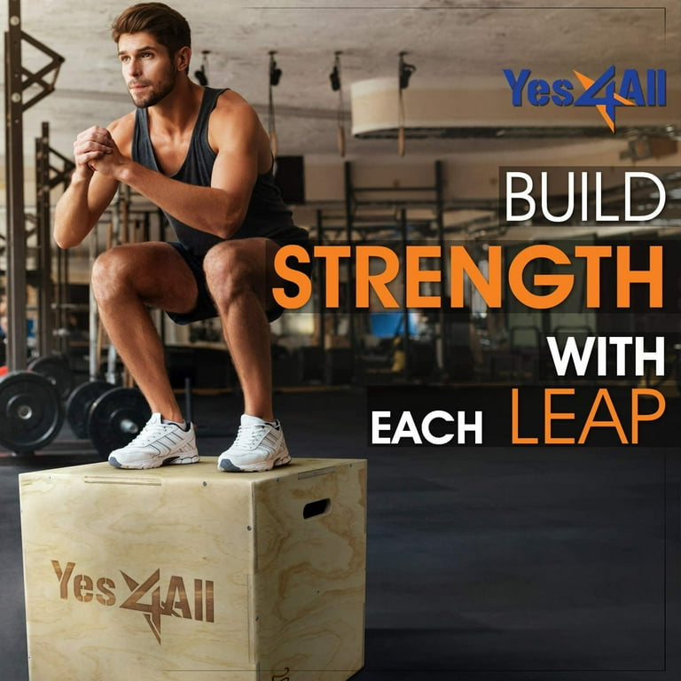 Plyo Box In Legno 3 In 1 Yes4All - Per Allenamento Salti E Home Gym - Foto 7