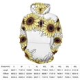 thumbnail image 2 of Sunflower Floral Border 3D Print Hoodie Men Women Autumn Thin Pullover Sweatshirt Vintage Streetwear Tops, 2 of 6
