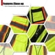 thumbnail image 4 of Chaleco de seguridad HATAUNKI de malla reflectante con 8 bolsillos, color amarillo medio, 4 of 6