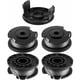 thumbnail image 1 of 5 carretes de hilo de repuesto F016800569 para desbrozadora Bosch EasyGrassCut, carrete de repuesto para recortadora F016800385 compatible con ART 23SL y ART 26SL (4 piezas + 1 pieza), 1 of 5