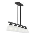 thumbnail image 4 of Livex Lighting 4227-91 Somerset 5 Light Brushed Nickel Island Ceiling Light, 4 of 5