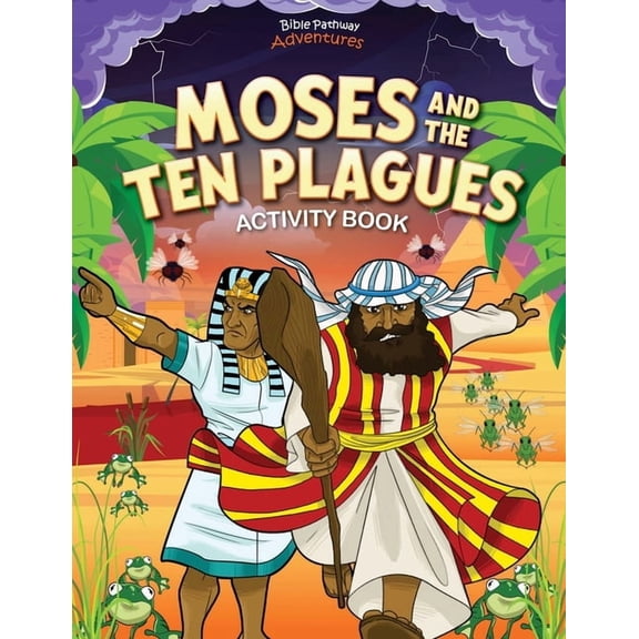 Moses and the Ten Plagues Activity Book, (Paperback)