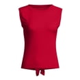 thumbnail image 2 of Dovford Womens Summer Tank Tops 2024 High Neck Tank Tops Solid Color Shirts Sleeveless Tunic Tops Dressy Casual Tank Tops, 2 of 6