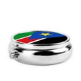 thumbnail image 3 of Cover Flag Of South Sudan Round Pill Box Small Pill Case For Purse Pocket Medicine Organizer Travel Pillbox Portable Pill Container, 3 of 6