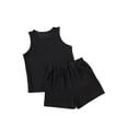 thumbnail image 2 of Comfortable Two-Piece Set: Sleeveless Top and Pocketed Shorts, 2 of 12