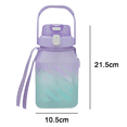 thumbnail image 2 of Botella de agua Botella de agua de gran capacidad Botella deportiva portátil, 2 of 5