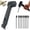 Black, variant on Multifunctional Camping Hammer & Tent Stake Puller, Tent Stake Hammer with 8 Ground Pegs Storage, 3-in-1 Camping Mallet for Camping Hiking