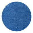 thumbnail image 3 of Unique Loom Solid Shag Collection Area Rug (7' 1" Round Periwinkle Blue), 3 of 7