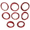 thumbnail image 5 of rollos de alambre de aluminio para manualidades, 0,6 a 3 mm, para manualidades, joyería, color rojo, 5 of 5