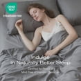 thumbnail image 4 of Tencel Sheet Set  Size,  Eucalyptus Lyocell, Breathable & Cooling , Deep Pocket Up to 15 Inch, Silky Soft, Ideal for  s - 3 count (, Light Grey), 4 of 6